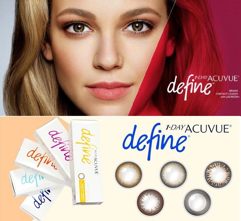 1-Day Acuvue Define cosmetic lens collection